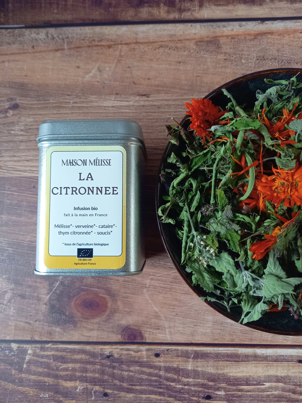 La citronnée - infusion artisanale de plantes bio